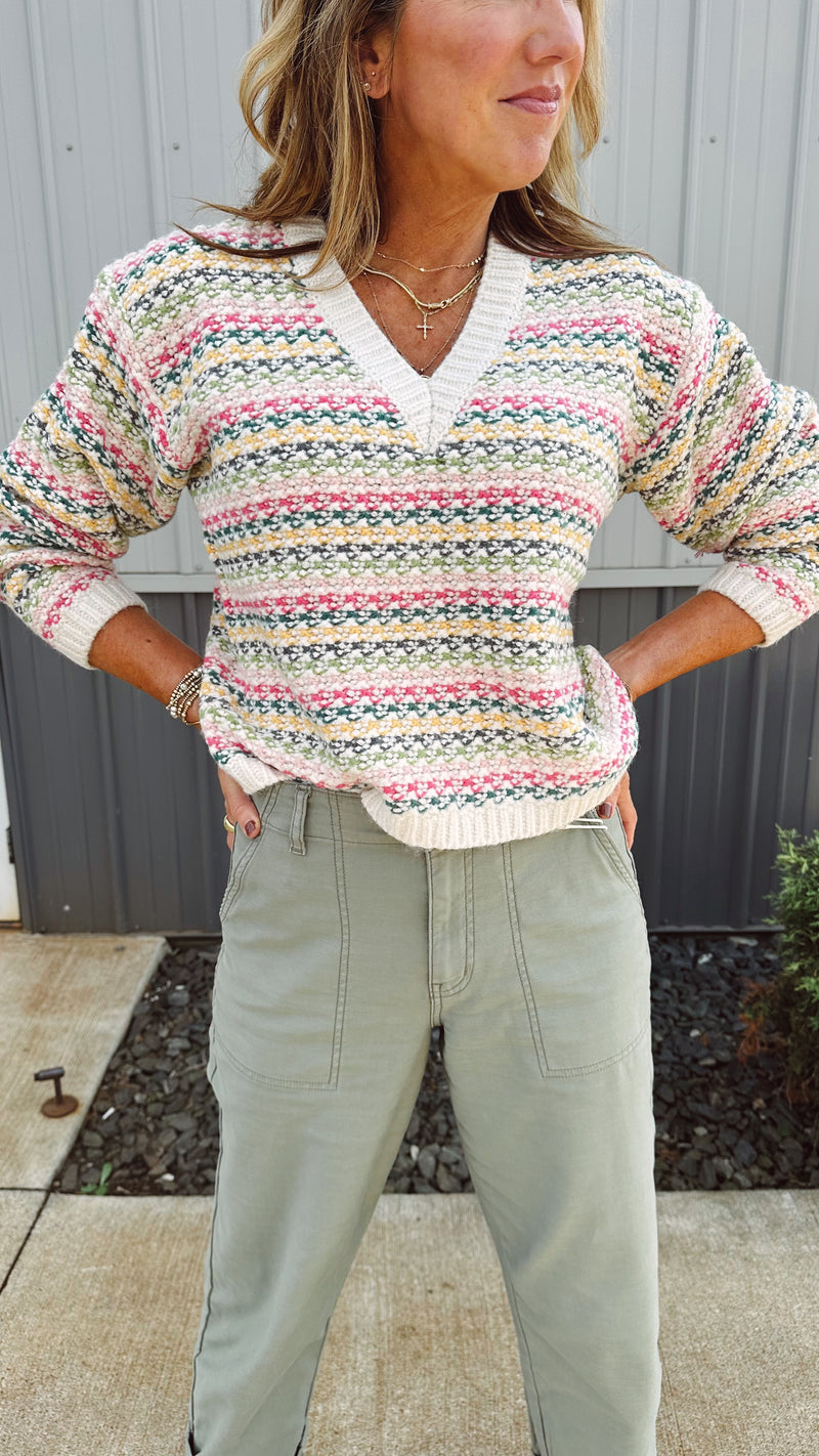 Abigail Striped Sweater