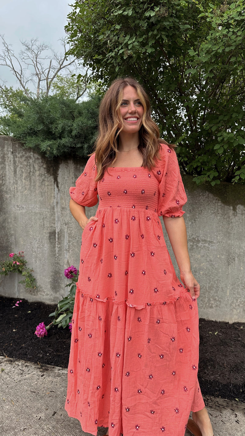 Coral Bay Midi Dress
