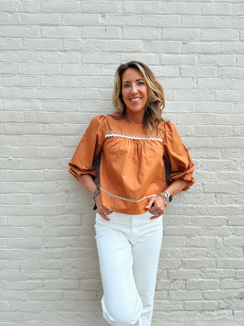 Pumpkin Spice Blouse