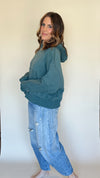 Hailey Hoodie in Hunter Green