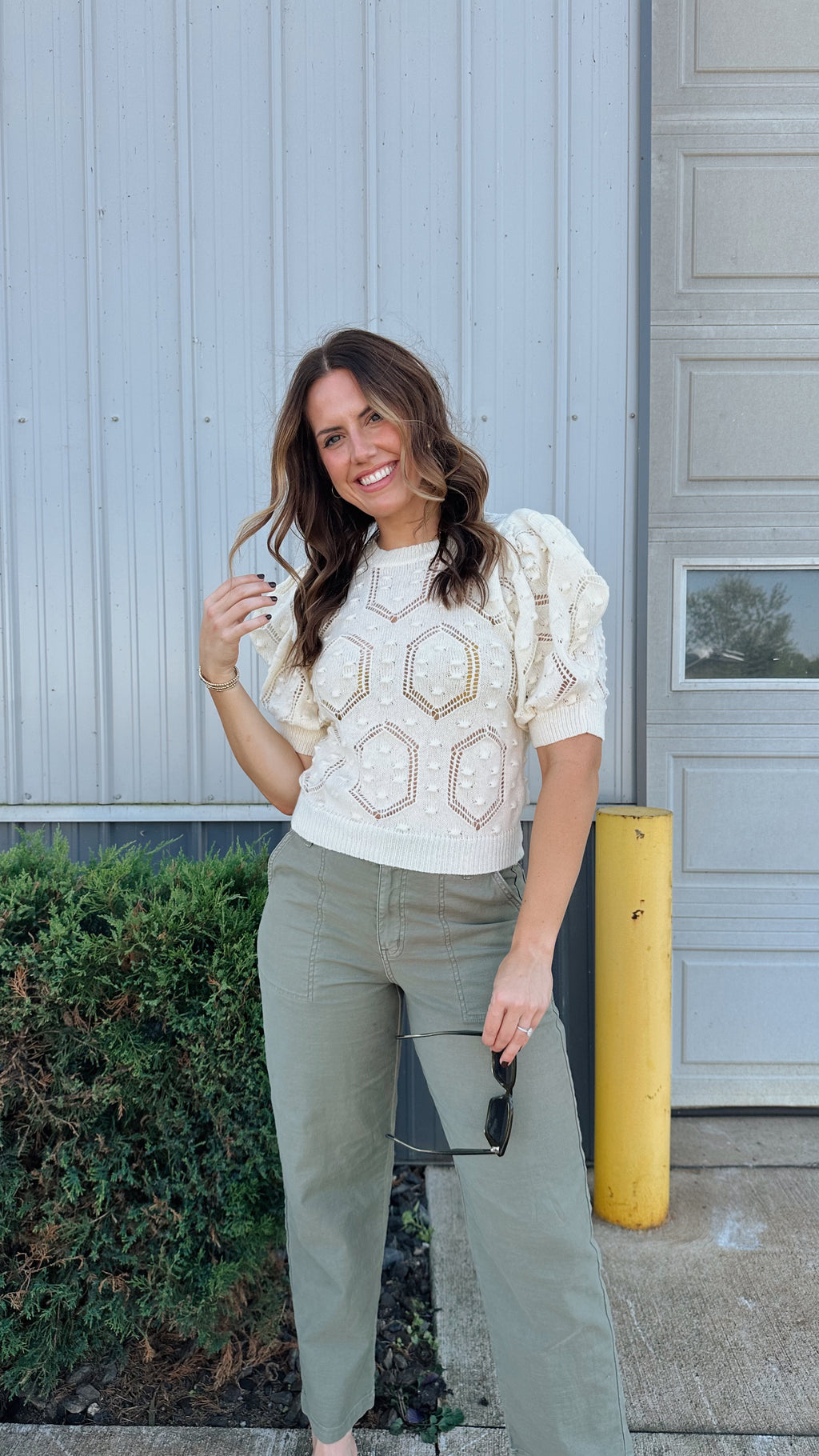 Lilith Puff Sleeve Sweater