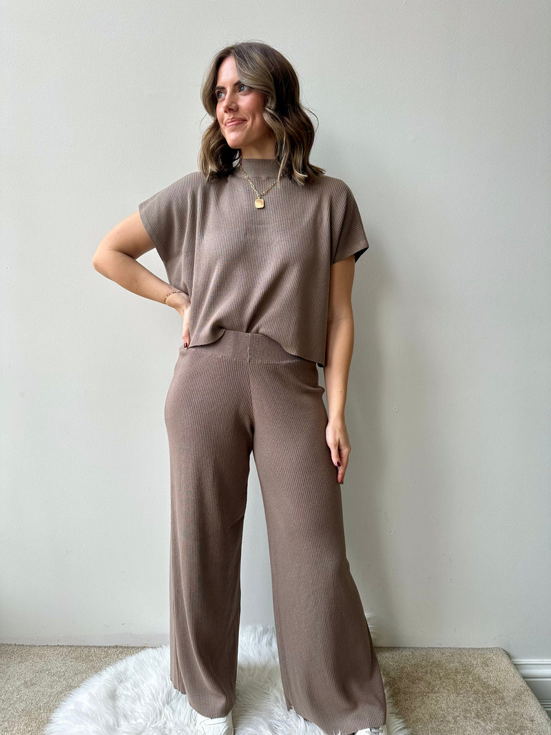 Leonie Pants in Mocha