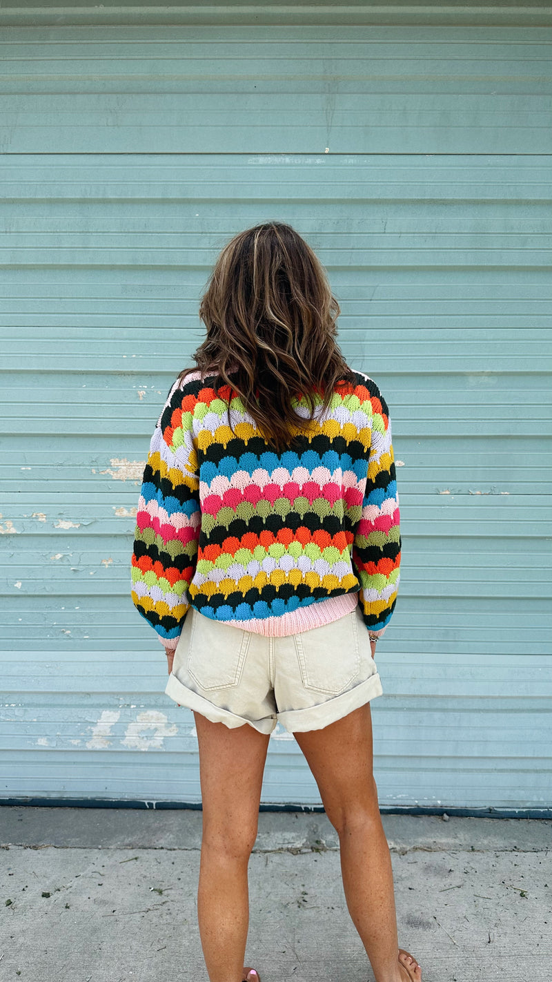 Rainbow Bright Cardigan