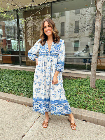 Blooming Tiered Maxi Dress