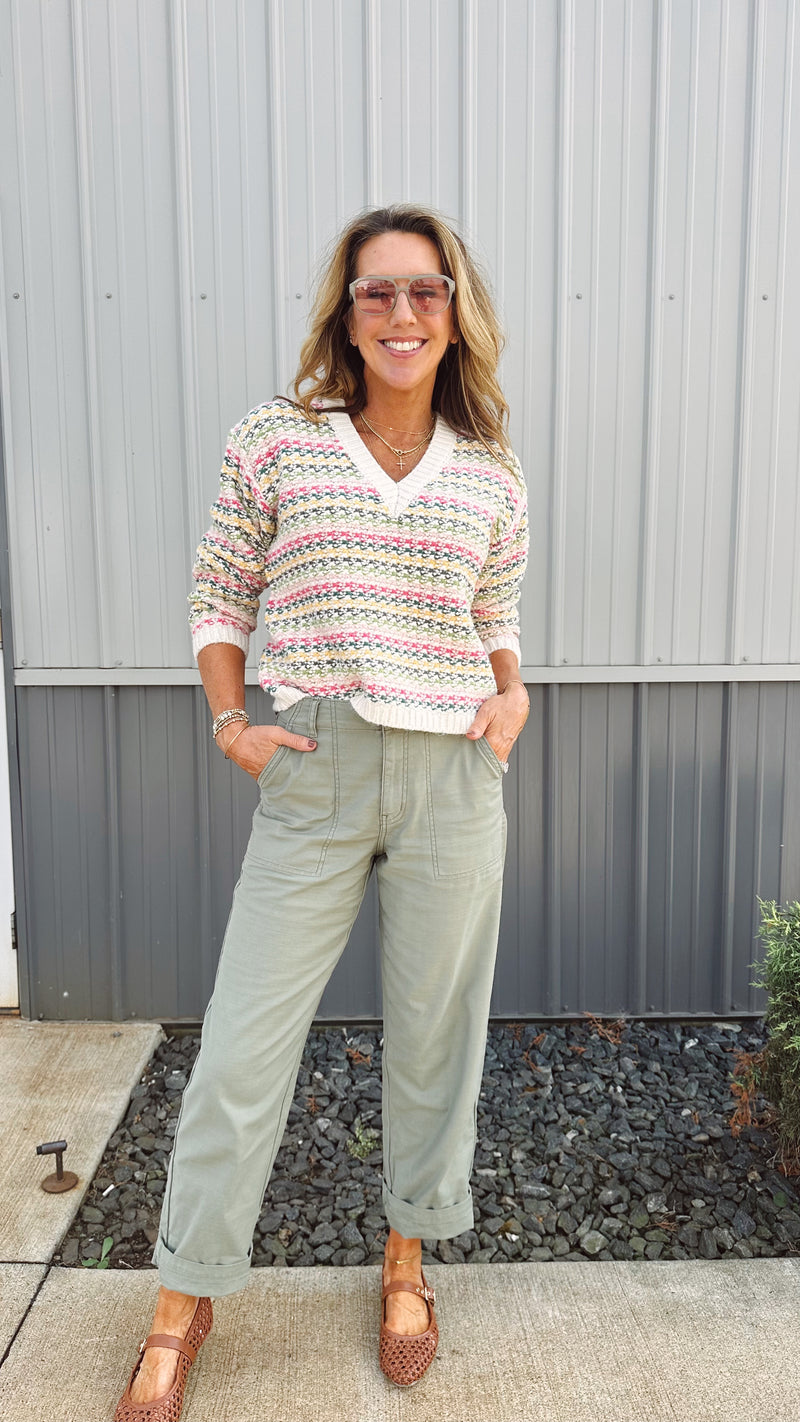 Abigail Striped Sweater