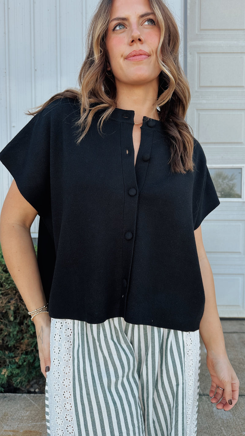 Carrie Cardigan in Black