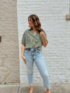 Evergreen Striped Blouse