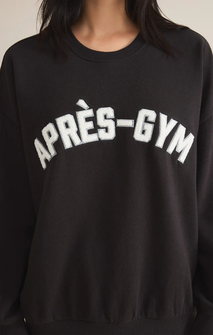 Apres-Gym Relaxed Fleece Sweatshirt