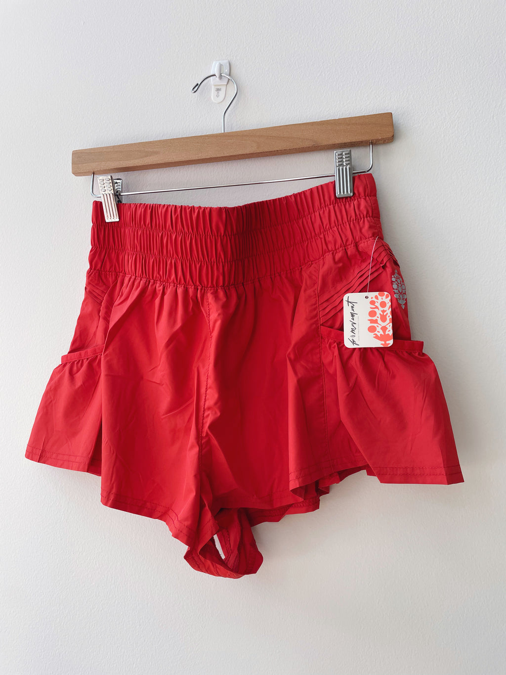 Get Your Flirt on Short in Maraschino Red
