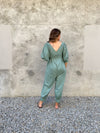 Lotta Love Romper in Washed Army