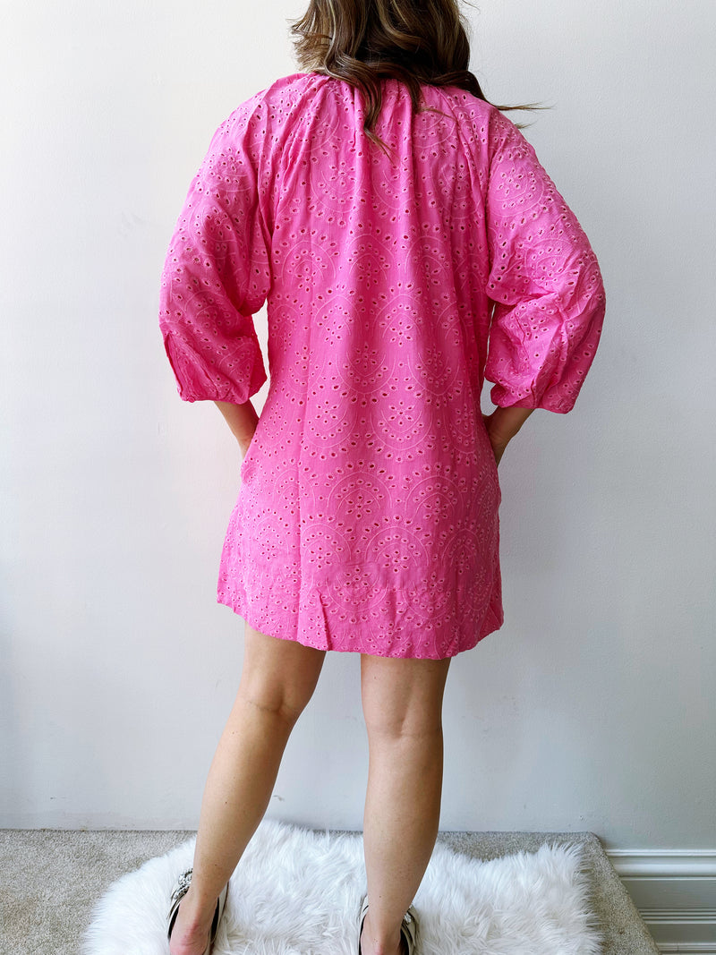 Pretty in Pink Tunic Dress